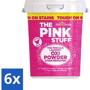 The Pink Stuff - Vlekverwijderaar - Voor Bonte Was - 1kg - Voordeelverpakking - 6 stuks