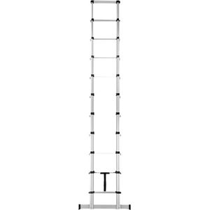 Facas Telescopische Ladder - Telescopische Vouwladder - 3,2 m Werkhoogte - 11 treden - Aluminium
