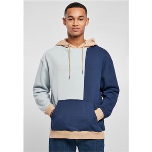 Urban Classics - Oversized Color Block Hoodie/trui - Blauw