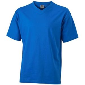 James and Nicholson Heren V Hals Tee (Kobaltblauw)