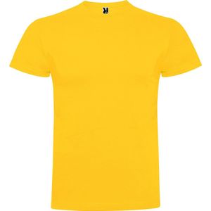 4 Pack Goud / Geel t-shirts Roly Braco 180 gram Premium maat XL