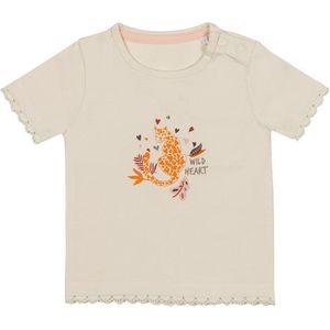 Frogs and Dogs-Jungle T-Shirt Wild Heart-Off White - Maat 80