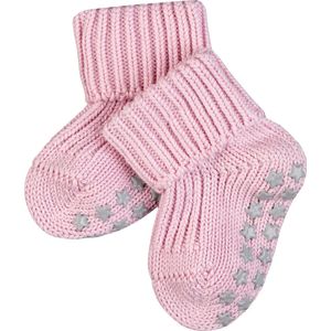 FALKE Cotton Catspads antislip noppen katoen huissokken babysokjes meisjes jongens roze - Maat 74-80