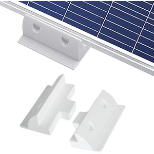 2pcs Solar Panel Mounting Brackets Side Panel Mounting Bracket Drill Free Corner Bracket Mounting Support for RV Boats Deck Motorhomes by Jadeshay