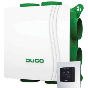 DucoBox Silent Connect 400 mÂ³/h + RFT bediening - randaarde stekker