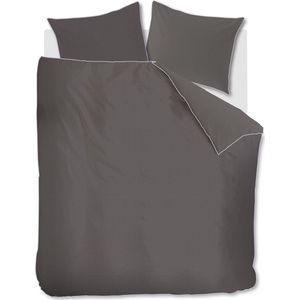 Kardol Richmond dekbedovertrek - Eenpersoons - 140 x 200/220 cm - Anthraciet