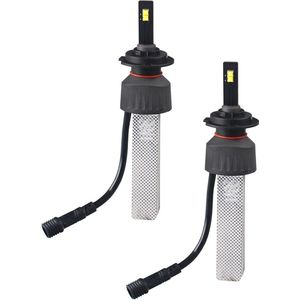 H7 koplamp set - daglichtwit 5700K - 40 Watt & 5200 Lm/stuk | 12V & 24V DC - passieve koeling - geschikt voor tractoren / auto's / motoren / vrachtwagens