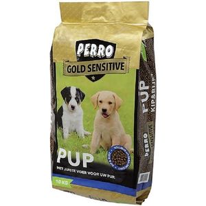 Perro Gold Sensitive pup hondenvoer / puppy brok 10 kg puppy brokken