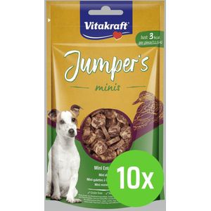 Vitakraft Jumpers Minis Eend Coins - hondensnack - 80 gram - 10 Verpakkingen