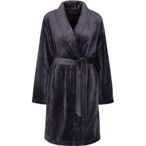 Robes - Badjas - Ink Gray - 100% Polyester - 2 Stuks