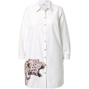 Angel of Style Angel of Style - Dames - Overhemdblouse oversized - Sneeuwwit - Maat 50