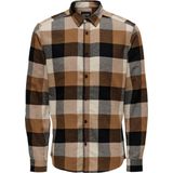 Only & Sons Overhemd Onsgudmund Ls 3t Check Shirt Noos 22020301 Silver Lining Mannen Maat - XXL