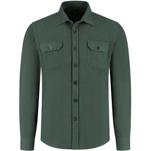 GENTS - Overshirt flannel - Katoen - Groen - Maat EU38/S