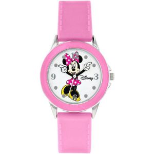 Disney Kinderhorloge Minnie Mouse - Time Teacher - Horloge - Minnie - Disney - Roze