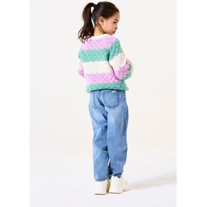 GARCIA - Gebreide Trui - Wit - Regular Fit - Ronde Hals - Lange Mouwen