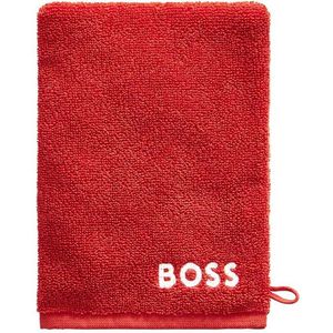 Hugo Boss washandje - Plain - Red - 15x21 cm
