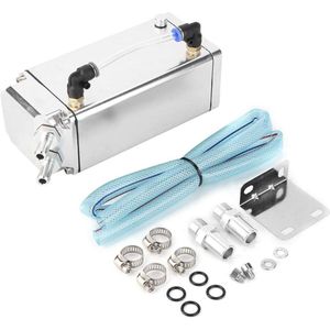 Duurzame olieverzamelaar professionele olietank voor olieverzameling voor gemodificeerde auto-accessoires (zilver)