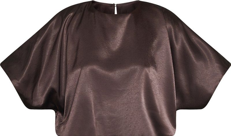 SISTERS POINT - Gufo-top1 - Dames Blouse - D. Chocolate