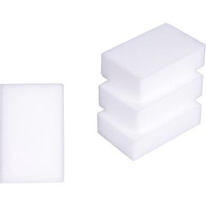 4x Melamine Wonderspons Magische spons / Polijstspons set 4 stuks 10x6x2 cm / HaverCo