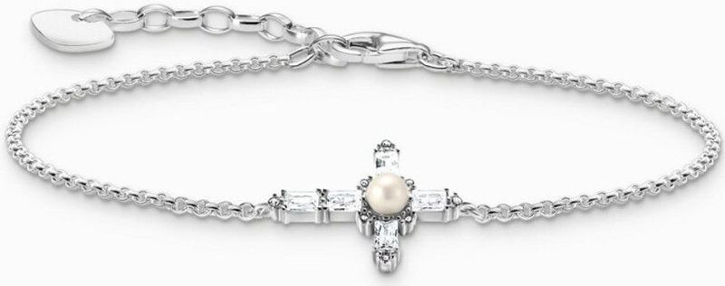 Thomas Sabo - A2173-167-14-L19V - Armband - Dames - Gerecycled Zilver - Zirkoon - Wit
