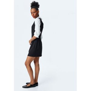 Boven knielengte Gilet-jurk Minikleid