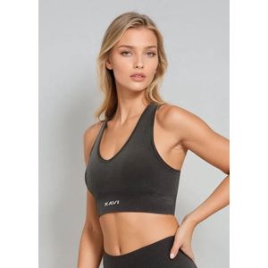 Xavi sport BH zwart naadloos L