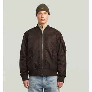 GA-1 Bomber - Bruin - Heren - Gewatteerd Jack - Lange Mouwen