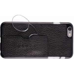 Seeoo Light zwart Pince-Nez bril +2.5 met iPhone 6 PLUS hoesje met vak