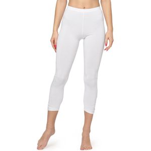 Merry Style Dames Leggings - Sport - 7/8 Lengte - Viscose - Sportbroek - MS-MS10-424-LE - Wit - XS