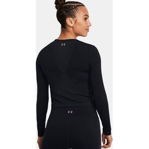 Under Armour - Vanish Elite Seamless T-shirt - Zwart - Gebreid Materiaal