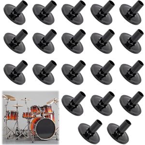 20 stuks kunststof bekkenstandaard hulzen - duurzaam en slijtvast - accessoires voor drumstandaard en percussie-instrumenten