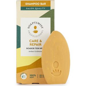 Soaptimist Shampoo Bar Care & Repair - Voor bescherming, glans en herstel - Geen parabenen, siliconen of sulfaten - 70G, goed voor 80+ wasbeurten