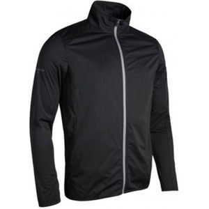 Glenmuir Elrick Windtop Water Resistant Golf Jacket Black/Light Grey