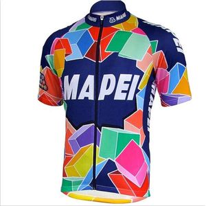 Retro wielertrui Mapei maat XL