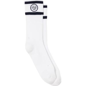 Lacoste Sportsokken Roland Garros Heren Wit Navy 1 Paar