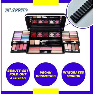 Complete make-up koffer Classic veganistische cosmetica - contetn html. Complete make up koffer