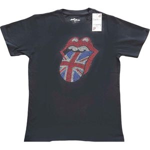 The Rolling Stones - Classic UK Heren T-shirt - S - Zwart