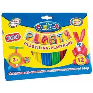 Carioca Plasty Klei Meerkleurig 12 stuk(s)