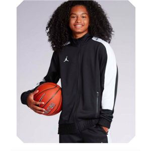 Nike Jordan Team - FULL ZIP JACKET - maat L - Antraciet/Wit - CN5342-061