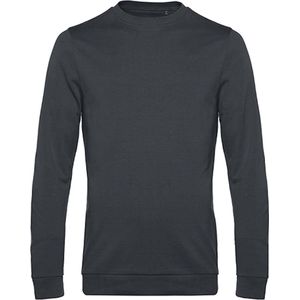 2-Pack Sweater 'French Terry' B&C Collectie maat XS Asphalt Grijs