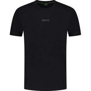 Boss T-shirt Zwart Normaal - Maat M - Mannen - Lente/Zomer Collectie - Katoen