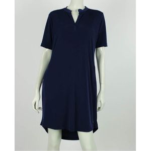 Jurk - Cisca - Donkerblauw - Maat S