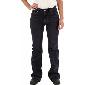 Superdry Vintage Mid Rise Slim Flare Jeans Zwart 26 / 32 Vrouw