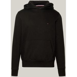 Tommy Jeans | Hoodie flagpatch logo klein | Zwart | L