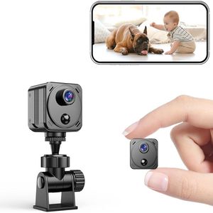 Gsedaox-Spy Camera-Verborgen Camera-met WIFI en Nightvision-Beveiligingscamera-Zwart