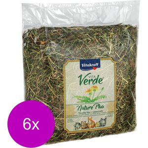 Vitakraft Vita-Verde Hooi 500 g - Ruwvoer - 6 x Paardebloem