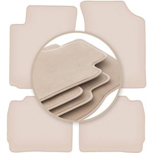 PREMIUM beige matten voor: Hyundai Accent MC hatchback, sedan 2005-2011