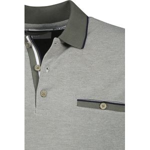 Brax - Poloshirt - Groen - Korte Mouw - Normale Fit