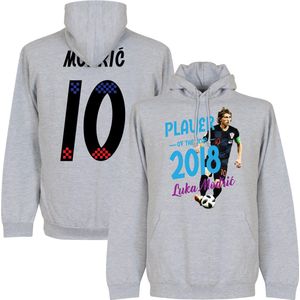 Modric Voetballer van het jaar 2018 Hooded Sweater - Grijs - L