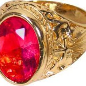 Luxe ring sint rood maat 27